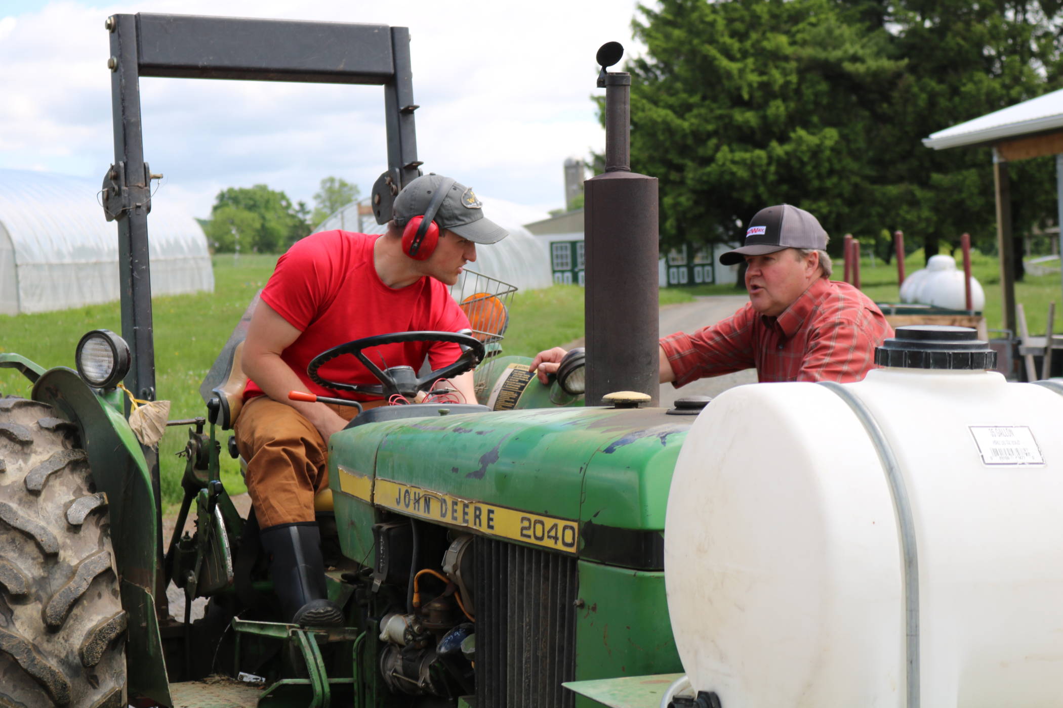 student of the veteran farmer training program