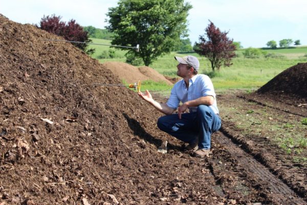 Master Composter Rick Carr at Rodale Institute