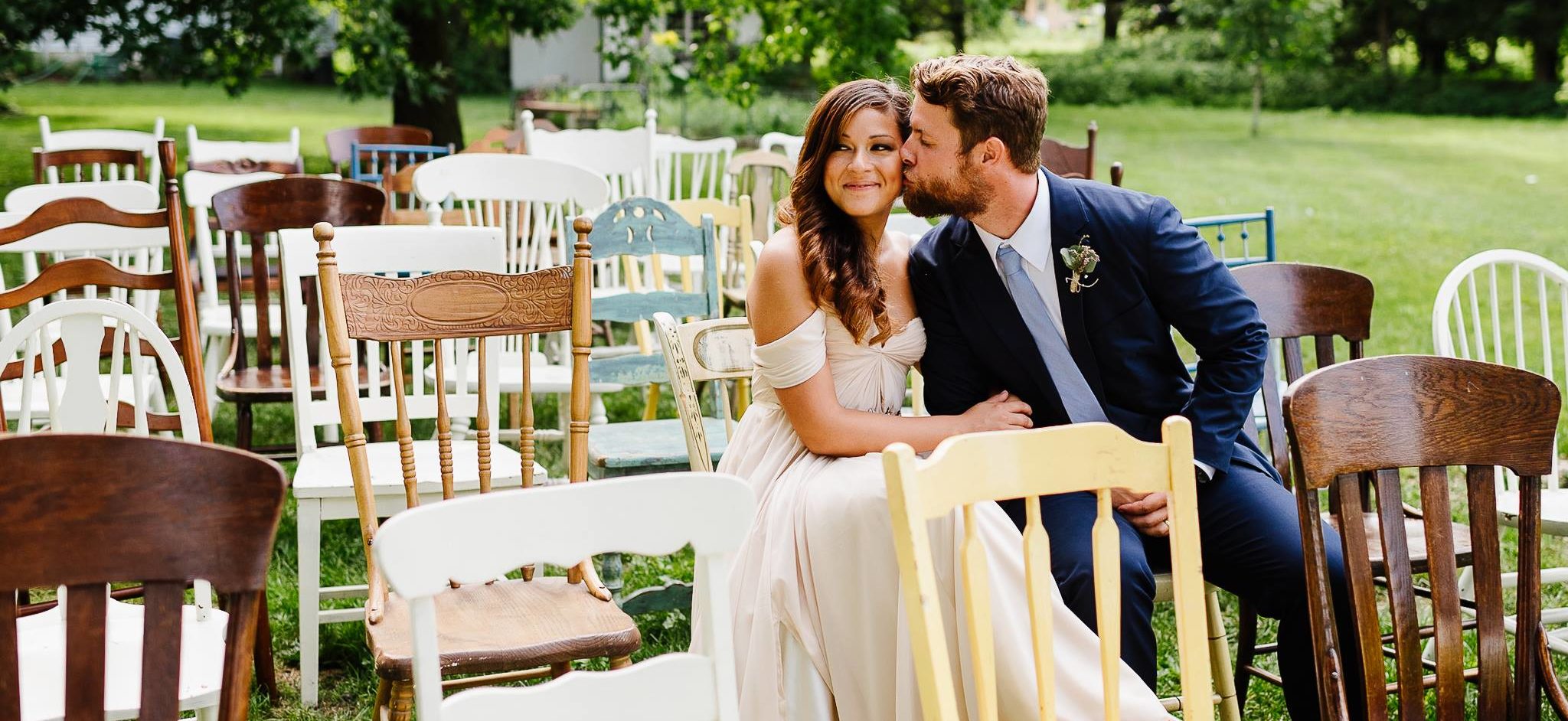 rodale wedding couple