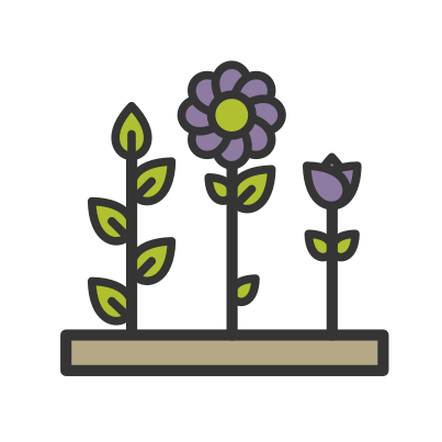 ícones de flores
